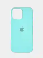 Бирюзовый чехол силиконовый для iPhone 13, 13 Pro, 13 Pro Max, с закрытым низом