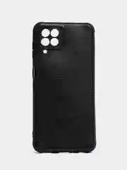 Черный чехол Samsung Galaxy A22 / M22 / M32 / Самсунг Галакси А22, М22, М32 силиконовый под кожу