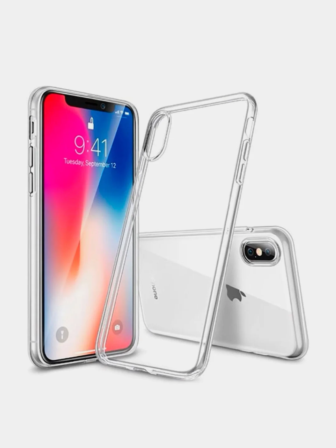 Чехол на iPhone 11, XR, X, XS, 7, 8, SE, 6, 6S, Plus, 12, Pro, Max, mini, силиконовый, прозрачный