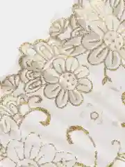 Белый веер кружевной