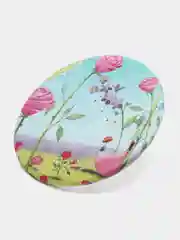 Бирюзовый карманное зеркало для макияжа, 7 см