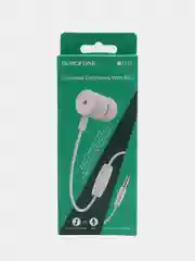 Белый наушники с микрофоном Borofone BM31 3.5mm Jack