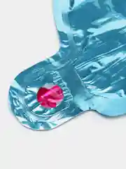 Синий воздушный фольгированный шар "Цифра"