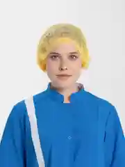Желтый шапочка "Берет"