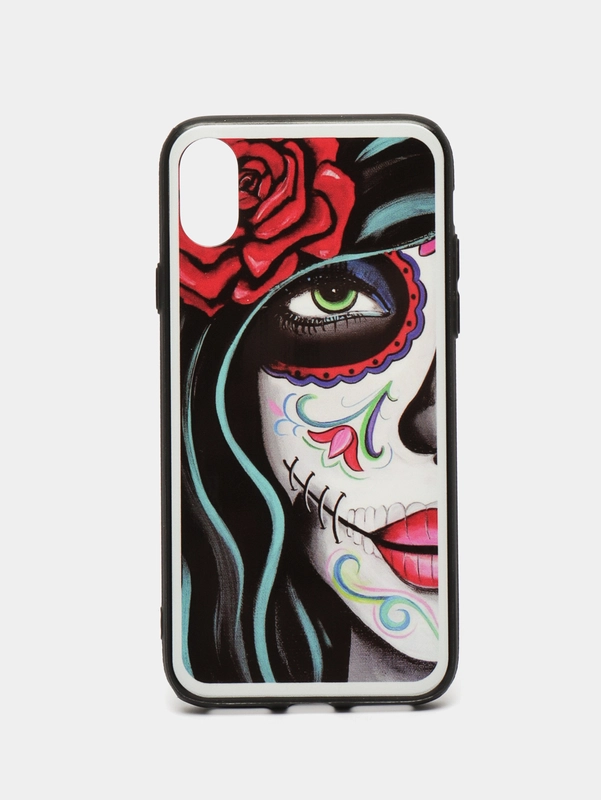Чехол пластиковый на iPhone X / Xs, с рисунком