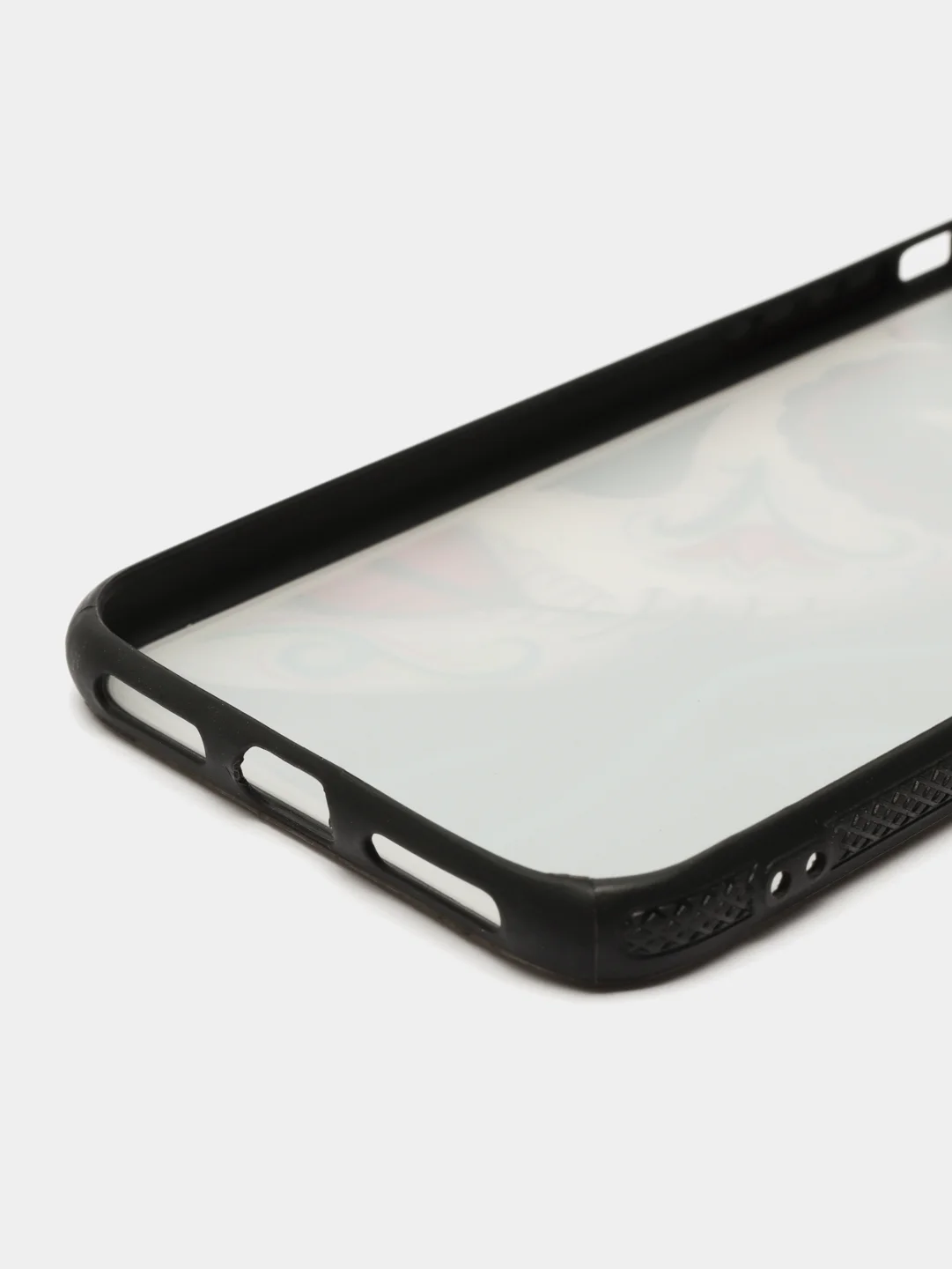 Белый чехол пластиковый на iPhone X / Xs, с рисунком