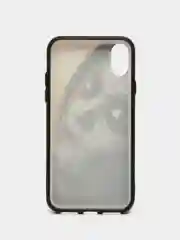 Желтый чехол пластиковый на iPhone X / Xs, с рисунком