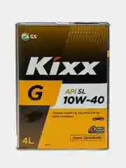 Масло моторное Kixx G SL 10W-40, полусинтетическое, 4 л
