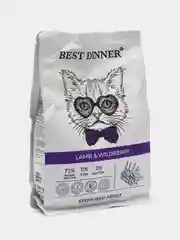 Сухой корм Best Dinner Adult Sterilized для стерилизованных кошек, ягненок и ягоды, 400 г
