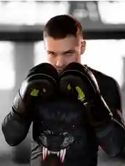 Зеленый перчатки боксерские B-series