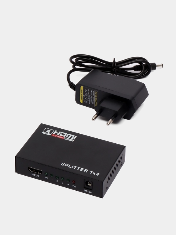 Разветвитель H138 Сплиттер 1 HDMI вход на 4 HDM выхода