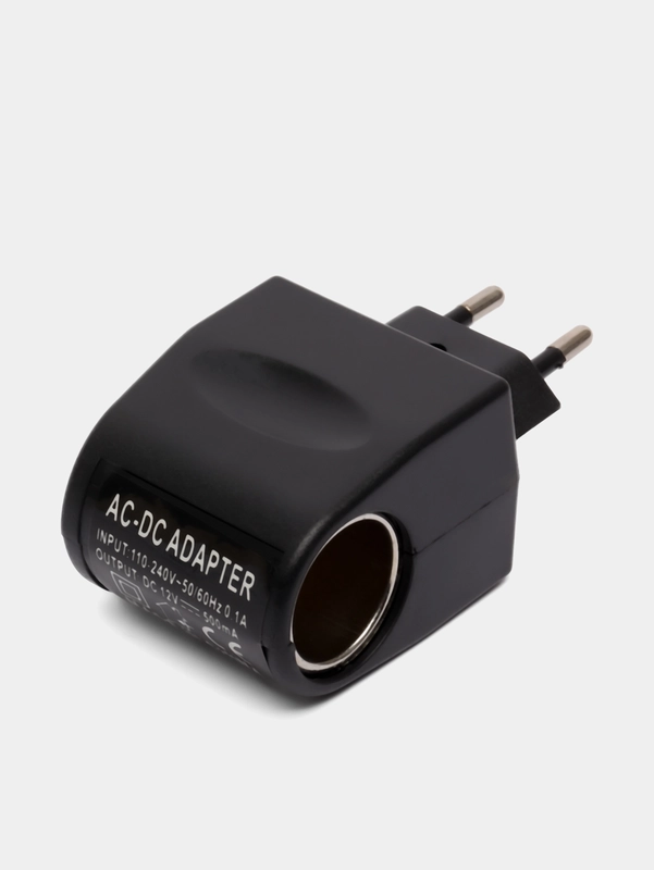 Адаптер питания 220V/12V с гнездом прикуривателя