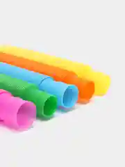 Прозрачный трубка антистресс, Pop tubes, Поп ит трубка, Игрушка антистресс, Трубка гофра для детей