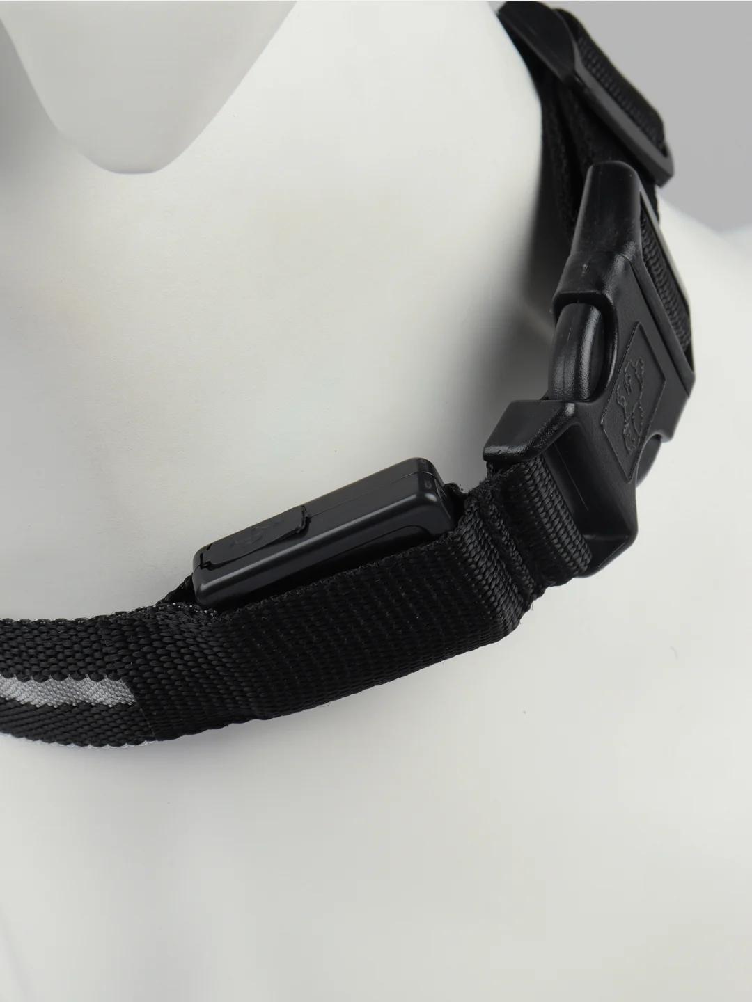Черный светящийся ошейник на usb,батарее,ошейник для собак,кошек,животных