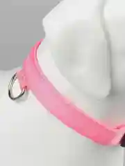 Розовый светящийся ошейник на usb,батарее,ошейник для собак,кошек,животных