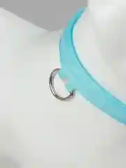 Голубой светящийся ошейник на usb,батарее,ошейник для собак,кошек,животных