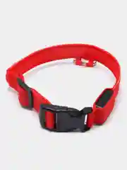 Красный светящийся ошейник на usb,батарее,ошейник для собак,кошек,животных