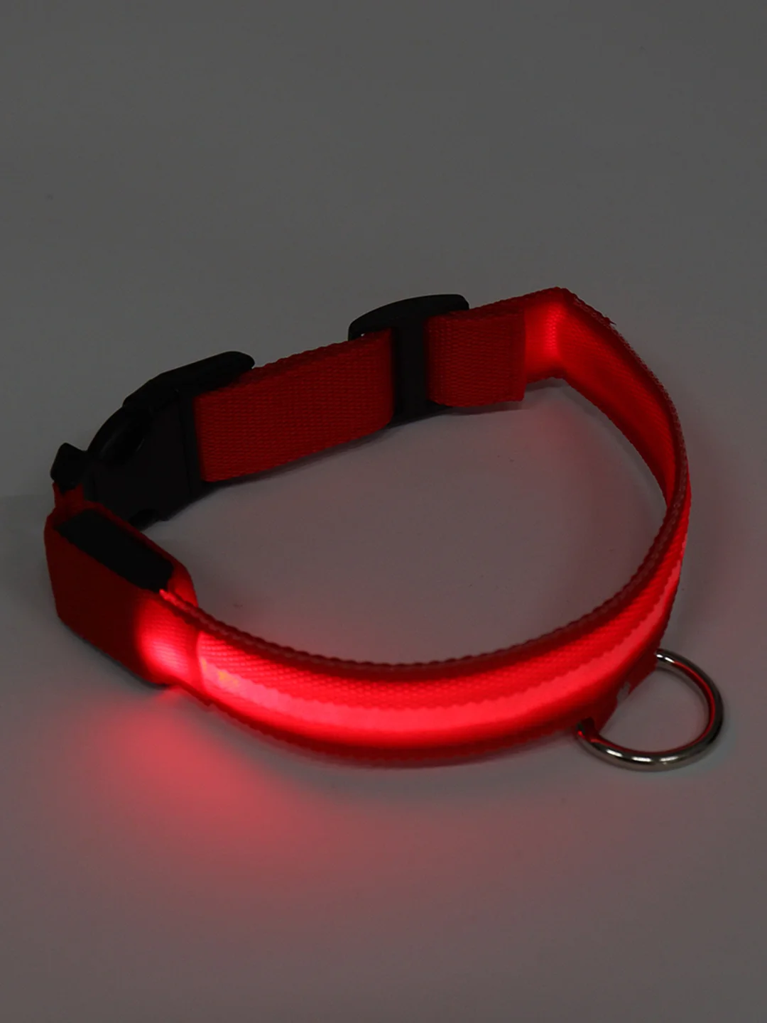 Красный светящийся ошейник на usb,батарее,ошейник для собак,кошек,животных