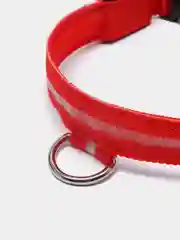 Красный светящийся ошейник на usb,батарее,ошейник для собак,кошек,животных