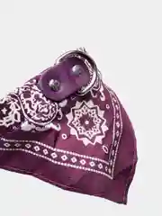 Фиолетовый ошейник-бандана для животных, 7 цветов