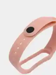 Бежевый ремешок силиконовый для браслета Xiaomi Mi Band 5, 6, 7