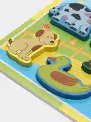 Золотой деревянная рамка с вкладышами, развивающая игрушка