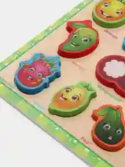 Лимонный деревянная рамка с вкладышами, развивающая игрушка