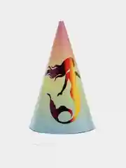 Колпак "Русалка", из радужной фольги, 6 штук