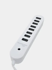 Адаптер переходник для ноутбука, разветвитель 8 USB, 2 цвета
