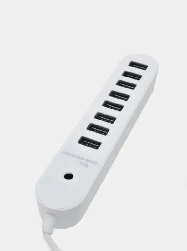 Адаптер переходник для ноутбука, разветвитель 8 USB, 2 цвета