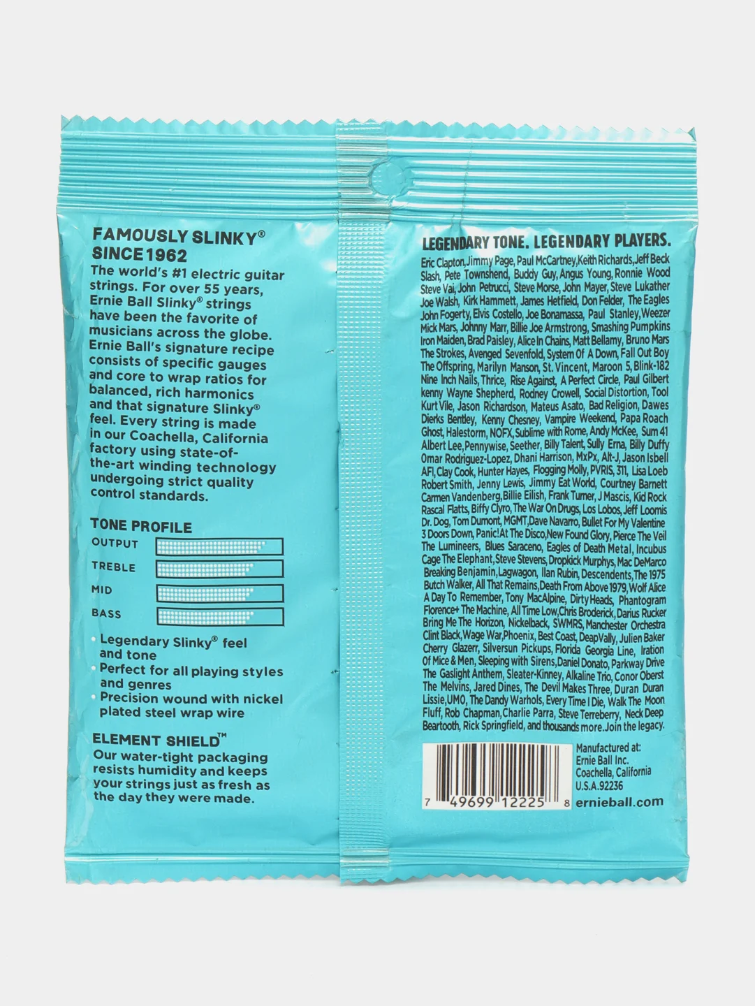 Струны для электрогитары Ernie Ball Nickel Wound 2225