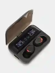 Черный беспроводные наушники F9, с Power Bank