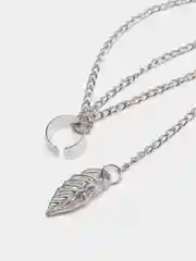 Серебряный серьги-каффы с подвеской, регулируемые, набор из 7 штук