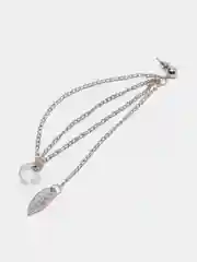 Серебряный серьги-каффы с подвеской, регулируемые, набор из 7 штук