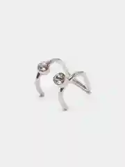 Серебряный серьги-каффы, набор 12 штук, унисекс