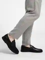 Черный мужские мокасины