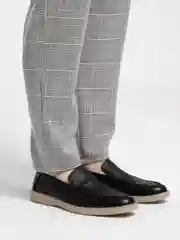 Черный мужские мокасины