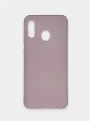 Бежевый чехол Samsung Galaxy A20 / A30, Самсунг Галакси А20 / А30 силиконовый цветной матовый