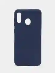 Индиго чехол Samsung Galaxy A20 / A30, Самсунг Галакси А20 / А30 силиконовый цветной матовый