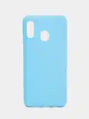 Голубой чехол Samsung Galaxy A20 / A30, Самсунг Галакси А20 / А30 силиконовый цветной матовый