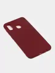 Бордовый чехол Samsung Galaxy A20 / A30, Самсунг Галакси А20 / А30 силиконовый цветной матовый