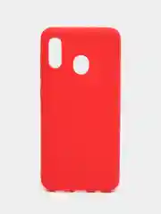 Красный чехол Samsung Galaxy A20 / A30, Самсунг Галакси А20 / А30 силиконовый цветной матовый