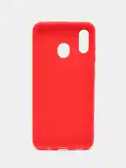 Красный чехол Samsung Galaxy A20 / A30, Самсунг Галакси А20 / А30 силиконовый цветной матовый