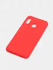 Красный чехол Samsung Galaxy A20 / A30, Самсунг Галакси А20 / А30 силиконовый цветной матовый
