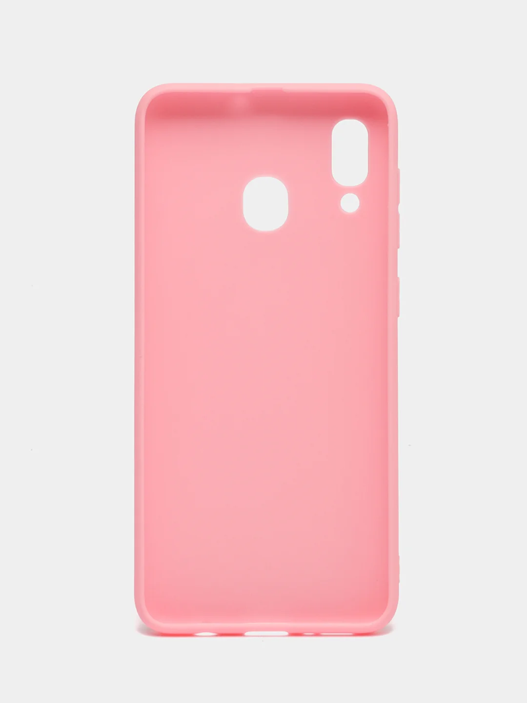 Розовый чехол Samsung Galaxy A20 / A30, Самсунг Галакси А20 / А30 силиконовый цветной матовый