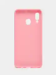 Розовый чехол Samsung Galaxy A20 / A30, Самсунг Галакси А20 / А30 силиконовый цветной матовый