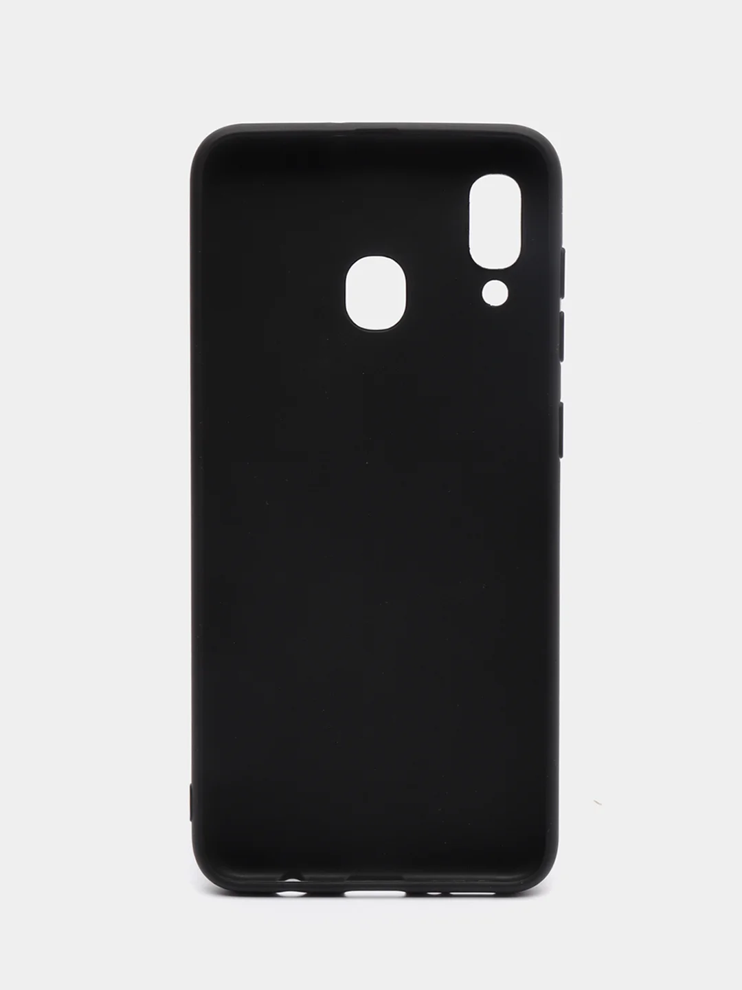Черный чехол Samsung Galaxy A20 / A30, Самсунг Галакси А20 / А30 силиконовый цветной матовый