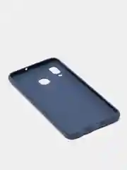 Темно-синий чехол Samsung Galaxy A20 / A30, Самсунг Галакси А20 / А30 силиконовый цветной матовый