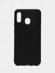 Угольный чехол Samsung Galaxy A20 / A30, Самсунг Галакси А20 / А30 силиконовый цветной матовый