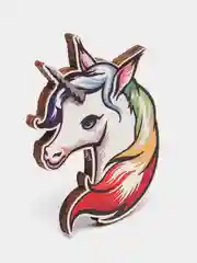 Золотой значок деревянный детский "Милые животные", пин на одежду, для мальчиков и девочек